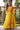 Fancy Yellow Color Multi Work Ruffle Style Gown