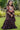Ruffle Style Brown Color Embroidered Gown