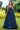 Awesome Navy Blue Color Georgette Gown With Koti
