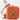 Art Silk Vivacious Clutch Purses For Function In Orange Color