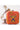 Art Silk Vivacious Clutch Purses For Function In Orange Color