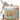 Blazing Light Cyan Color Printed Art Silk Clutch Purses