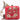 Art Silk Red Color Ingenious Clutch Purses For Function