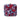 Navy Blue Printed Box Clutch