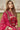 Glamorous Jacquard Fabric Rani Color Bandhej Print Readymade Gown