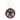 Embroidered Women'S Round Shape Black Clutch