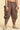 Printed Light Brown Cotton Readymade Trendy Kids Kurti With Dhoti Style Bottom