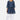 Printed Navy Blue Color Rayon Fabric Readymade Kids Kurti With Dhoti Style Bottom