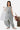 Cotton Printed Grey Color Readymade Stylish Kids Kurti With Dhoti Style Bottom