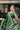 Attractive Function Wear Green Color Foil Printed Work Art Silk Lehenga