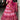 Radiant Pink Color Function Wear Foil Printed Work Art Silk Lehenga