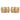 Traditional Golden Color Alloy Material Bridal Matte Textured Bangle Set
