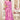 Beguiling Printed Work On Pink Color Crepe Silk Fabric Saree