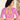 Tempting Crepe Silk Fabric Pink Color Saree With Printed Work