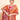 Delicate Orange Color Printed Work Handloom Saree