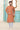 Rust Color Linen Cotton Fabric Sangeet Wear Fancy Mens Kurta Pyjama