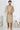 Beige Color Silk Fabric Sangeet Wear Readymade Trendy Mens Kurta Pyjama