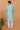 Light Cyan Cotton Graceful Readymade Men Kurta Pyjama