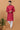 Fetching Red Cotton Fabric Readymade Kurta Pyjama For Men