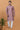 Cotton Fabric Sequins Embroidery Lavender Color Festive Wear Readymade Men Stylish Kurta Pyjama