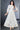 Rayon Fabric Luminous Readymade Gown With Dupatta In White Color