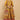 Sangeet Wear Digital Print Readymade Long Anarkali Style Gown In Art Silk Fabric Yellow Color