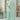 Sequins Work Georgette Fabric Sea Green Color Wonderful Saree