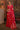 Excellent Satin Fabric Red Color Party Style Saree