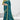 Teal Color Chic Georgette Printed Saree