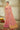 Peach Color Linen Fabric Vintage Floral Embroidered Saree