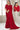 Creative Sequins Work Polyester Saree In Red Color