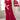 Excellent Red Sequins Work Polyester Saree