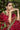 Red Color Embroidered And Stone Work Party Style Luminous Organza Saree