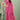 Dazzling Pink Color Casual Saree In Georgette Fabric