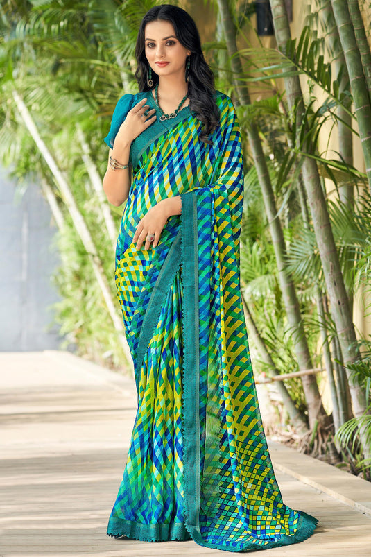 MYSHA BY SEEMA PREMIUM MOSS PRINTED NEW ELEGANT FANCY BEAUTIFUL GOOD  LOOKING DAILY WEAR SAREE BEST DEALER AGENT IN GUJRAT AUSTRALIA MAURITIUS -  Reewaz International | Wholesaler & Exporter of indian ethnic