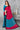 Excellent Georgette Fabric Cyan Color Saree