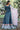 Art Silk Fabric Party Look Teal Color Phenomenal Gown