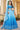 Sky Blue Sequins Work Chinon Fabric Lehenga Choli