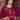 Georgette Fabric Embroidered Readymade Gown In Magenta Color