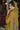Mustard Color Embroidered Straight Cut Casual Readymade Salwar Suit In Organza Fabric