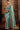 Cyan Color Fancy Work Art Silk Fabric Charming Look Saree