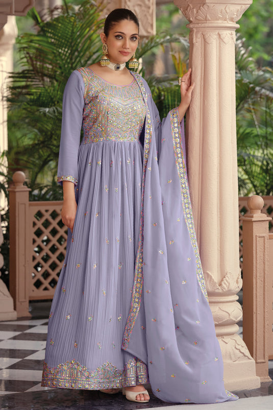 Glorious Light Purple Color Heavy Rayon Sequence Work Designer Salwar Suit  | Stylish dresses, Stylish dress book, Stylish dress designs