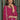 Embroidered Rani Color Wedding Wear Readymade Palazzo Salwar Suit In Georgette Fabric