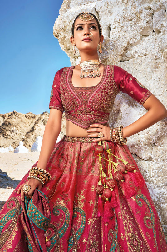 Buy Precious Multi Color Wedding Wear Bridal Lehenga Choli 2023 | keerramnx