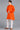 Cotton Fabric Function Wear Readymade Men Kurta In Orange Color