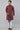 Maroon Color Function Wear Readymade Cotton Fabric Kurta Pyjama For Men
