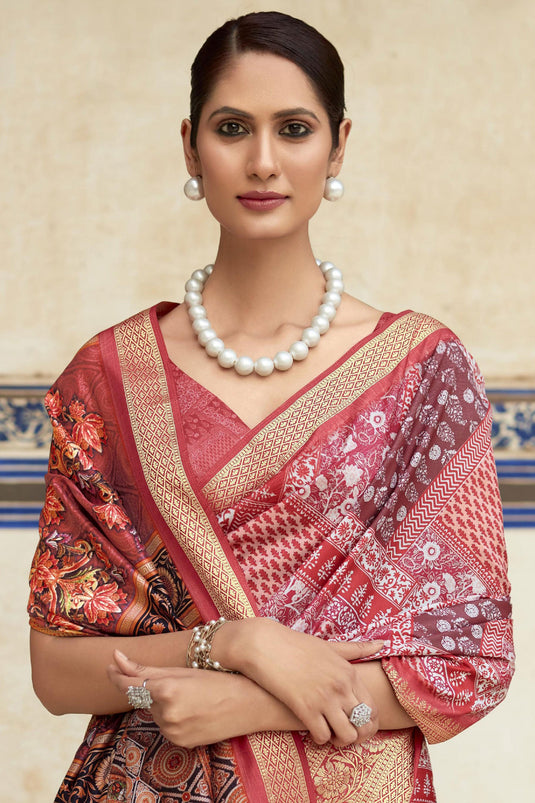 Viscose Fabric Sangeet Wear Multi Color Phenomenal Saree