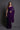 Georgette Fabric Purple Color Party Wear Saree With Sequins Work