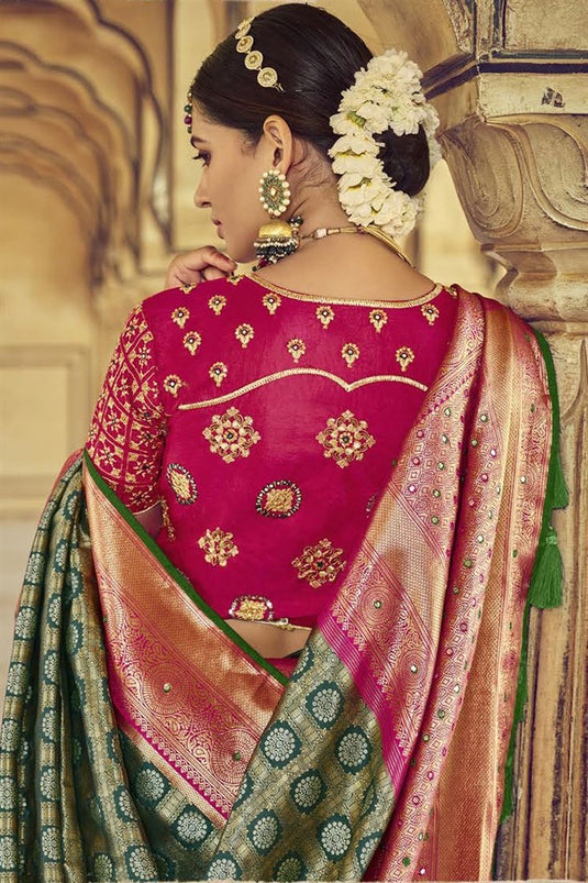 Captivating Function Wear Patola Style Silk Saree