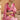 Riveting Art Silk Fabric Printed Saree Pink Color